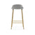 Form Bar/Counter Stool Stools Normann Copenhagen Counter Height: 25.5" Grey Brass +$105.00