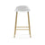 Form Bar/Counter Stool Stools Normann Copenhagen Counter Height: 25.5" White Brass +$105.00