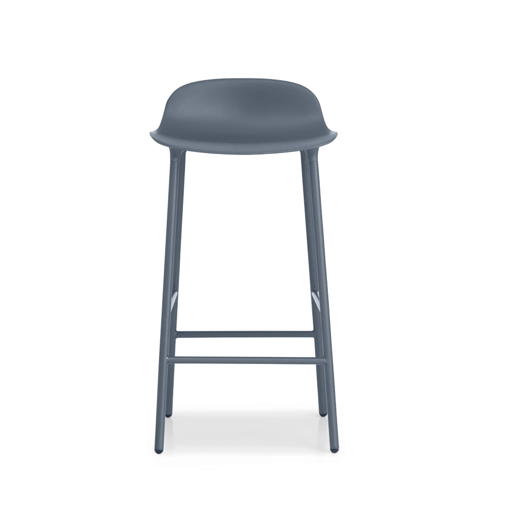 Form Bar/Counter Stool Stools Normann Copenhagen Counter Height: 25.5" Blue Steel