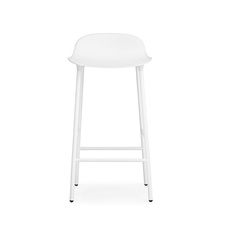 Form Bar/Counter Stool Stools Normann Copenhagen Counter Height: 25.5" White Steel