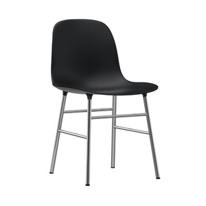 Form Chair Chairs Normann Copenhagen Chrome Black 