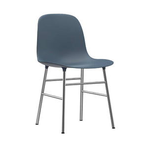 Form Chair Chairs Normann Copenhagen Chrome Blue 