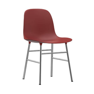 Form Chair Chairs Normann Copenhagen Chrome Red 