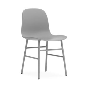 Form Chair Chairs Normann Copenhagen Steel Grey 