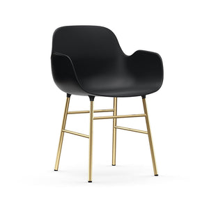 Form Armchair Chairs Normann Copenhagen Brass +$105.00 Black 