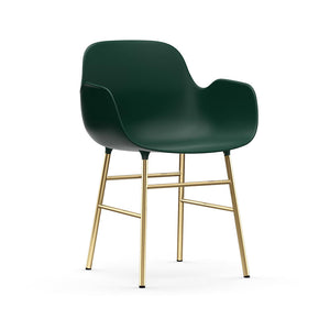 Form Armchair Chairs Normann Copenhagen Brass +$105.00 Green 
