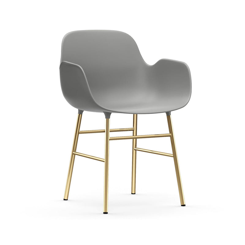 Form Armchair Chairs Normann Copenhagen Brass +$105.00 Grey 