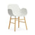 Form Wood Base Armchair Chairs Normann Copenhagen Oak White 