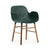 Form Wood Base Armchair Chairs Normann Copenhagen Walnut + $60.00 Green 