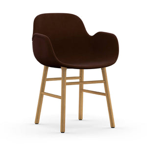 Form Wood Base Armchair Upholstered Chairs Normann Copenhagen 