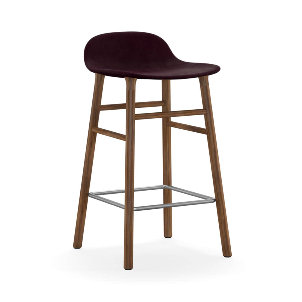 Form Wood Base Bar/Counter Stool Upholstered Stools Normann Copenhagen 