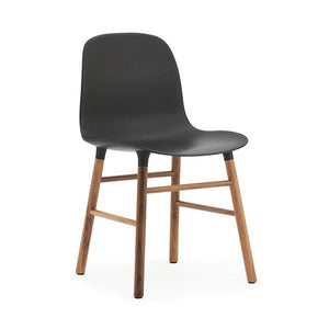 Form Wood Base Chair Chairs Normann Copenhagen Walnut + $85.00 Black 