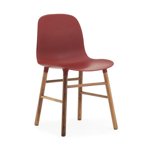 Form Wood Base Chair Chairs Normann Copenhagen Walnut + $85.00 Red 