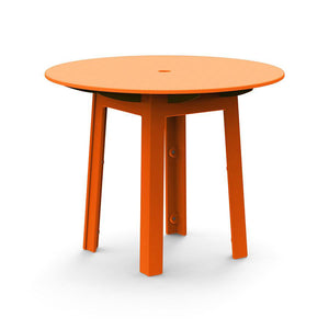 Fresh Air Round Table Dining Tables Loll Designs Small: 38" Diameter Sunset Orange 