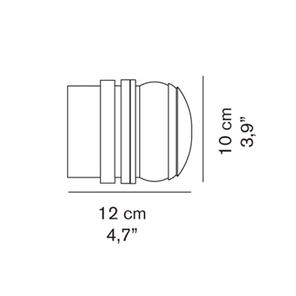 Fresnel Wall/Ceiling Light wall / ceiling lamps Oluce 