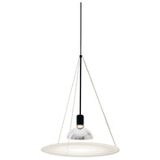 Frisbi Suspension Lamp Pendant Lights Flos Polished Nickel 