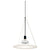 Frisbi Suspension Lamp Pendant Lights Flos Polished Nickel 