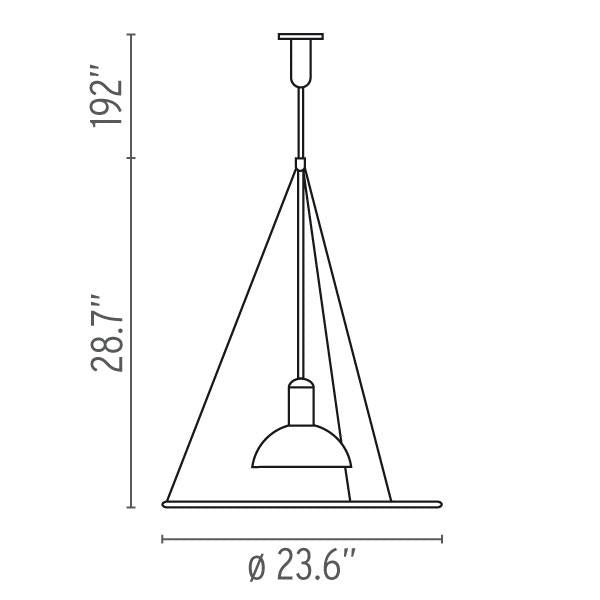 Frisbi Suspension Lamp - CA Modern Home