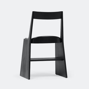 Fronda Chair Chair Mattiazzi Black Pine Black Steel 