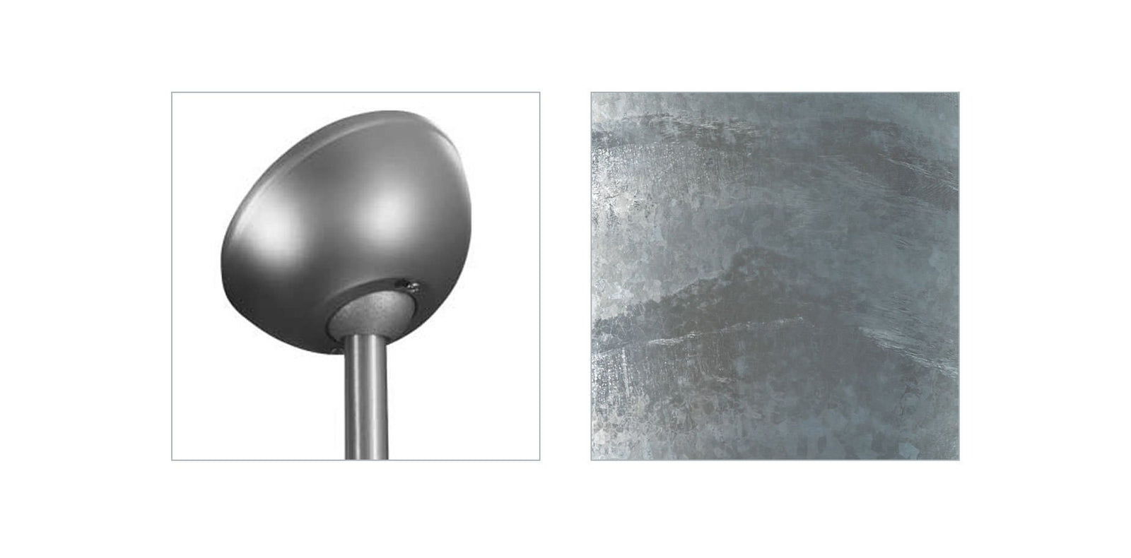 Sloped Ceiling Adapter Accessories Modern Fan Co Galvanized 