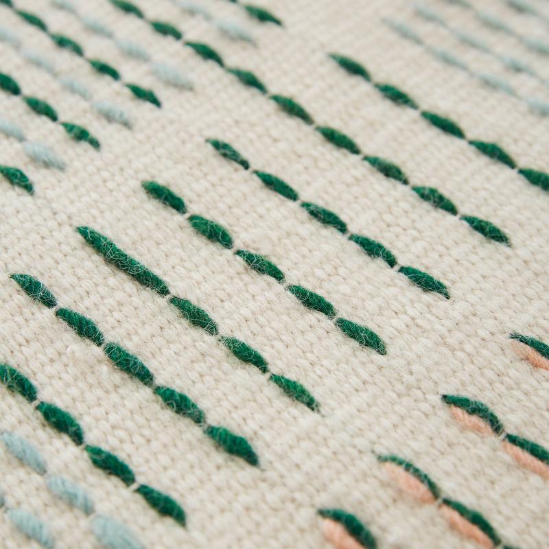 Backstitch Composition Rug Rug Gan 