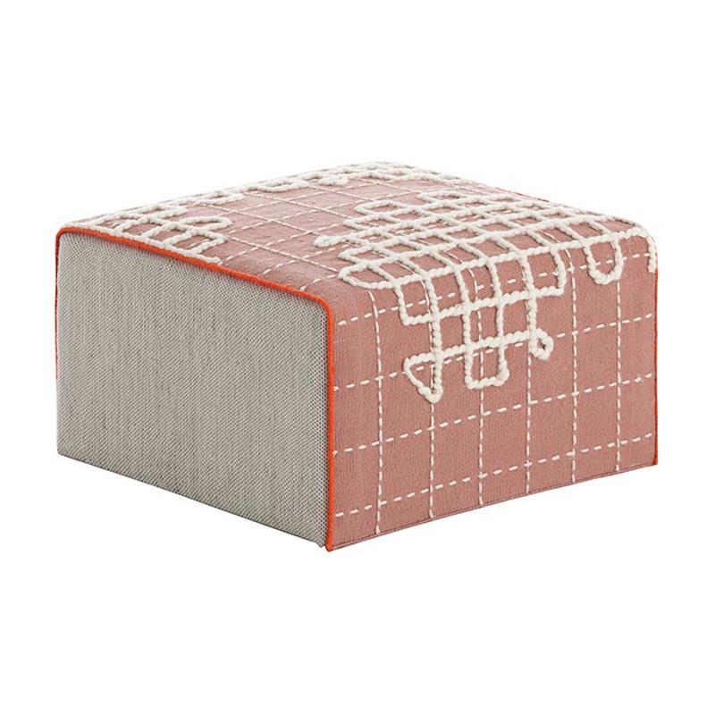 Bandas Small Pouf Pouf Gan A Pink 