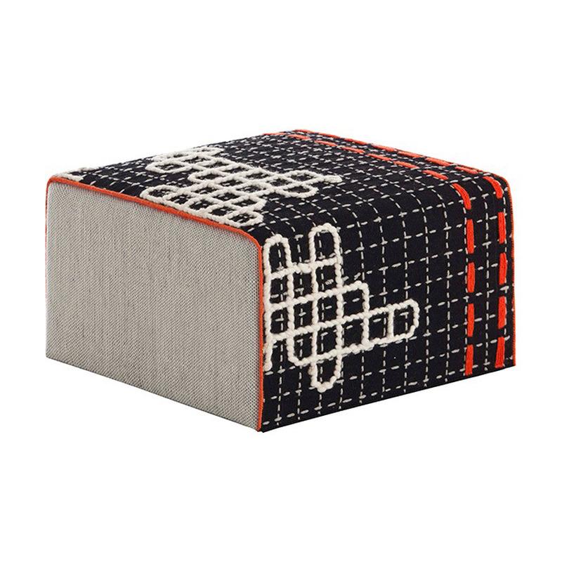 Bandas Small Pouf Pouf Gan D Black 