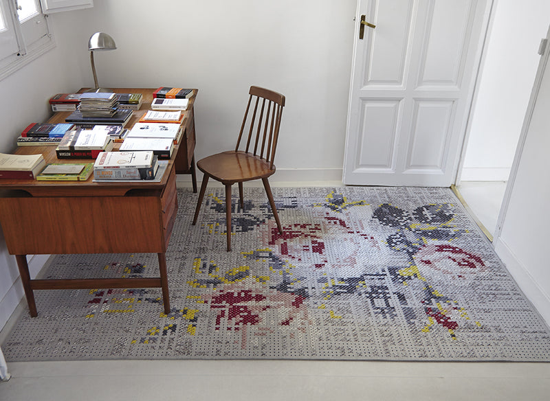 Canevas Flowers Rug Rug Gan 