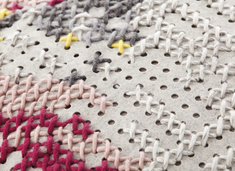 Canevas Spaces Square Pouf Pouf Gan 