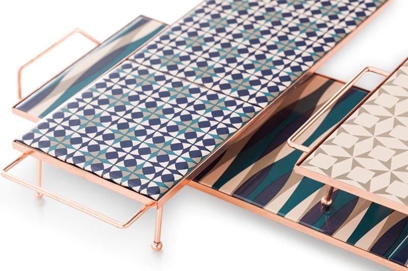 Mix&Match Rectangular Tray 45x15 Blue Tray Gan 