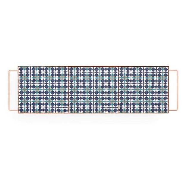 Mix&Match Rectangular Tray 45x15 Blue Tray Gan 