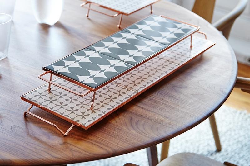 Gan Mix&amp;Match Rectangular Tray 45x15 Grey Tray Gan 