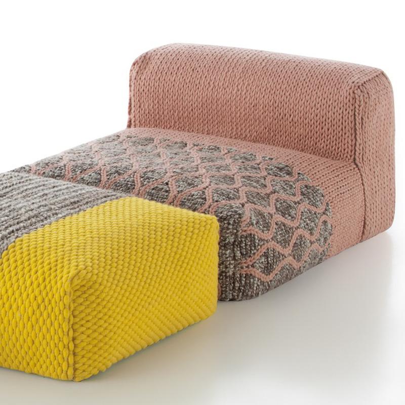 Module Rhombus Pouf modular lounge Gan 