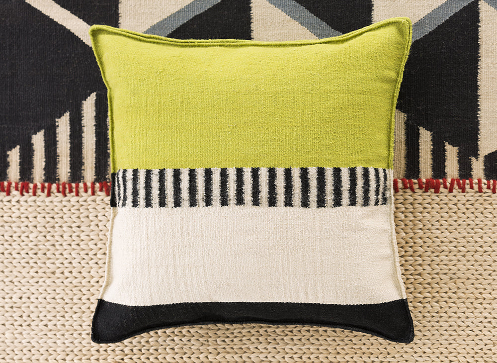 Rustic Chic Geo Pistachio Pillow Pillows Gan 