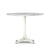 Nelson Pedestal Table Outdoor Outdoors herman miller 21 1/2" high x 28 1/2" diameter - Add $1230.00 White Base Georgia Grey Marble Top