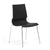 Gigi Armless Chair Chairs Knoll Black No Tablet Arms 