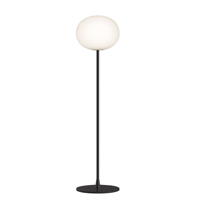 Glo-Ball Floor Lamp Floor Lamps Flos Small F1 Matte Black 