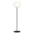 Glo-Ball Floor Lamp Floor Lamps Flos Large F3 Matte Black 