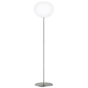 Glo-Ball Floor Lamp Floor Lamps Flos Large F3 Silver 