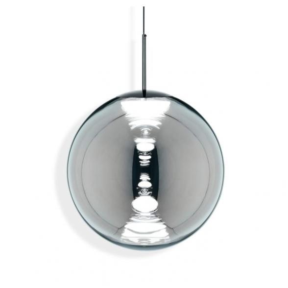 Globe LED Pendant Light hanging lamps Tom Dixon 50 CM Silver 