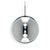 Globe LED Pendant Light hanging lamps Tom Dixon 50 CM Silver 