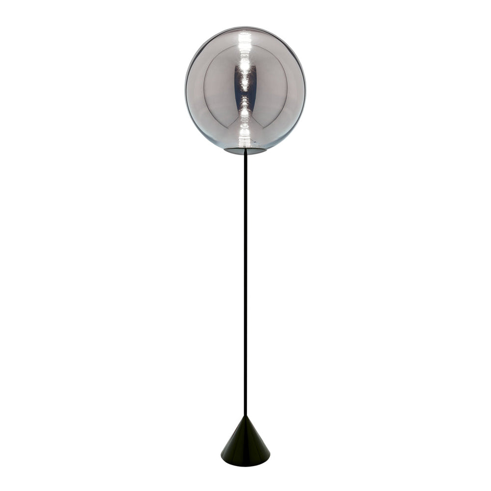 Globe Cone Floor Light Floor Lamps Tom Dixon Chrome 