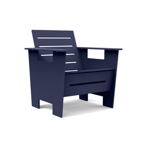 Go Lounge Chair lounge chairs Loll Designs Navy Blue 
