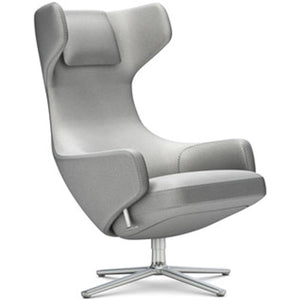 Grand Repos Lounge Chair lounge chair Vitra Polished 18.1-Inch Cosy Contrast - Pebble Grey - 01