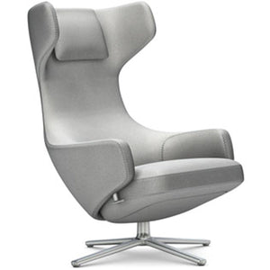 Grand Repos Lounge Chair lounge chair Vitra Polished 16.1-Inch Cosy Contrast - Pebble Grey - 01