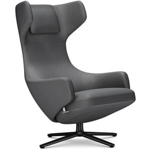 Grand Repos Lounge Chair lounge chair Vitra Basic Dark 16.1-Inch Cosy Contrast - Classic Grey - 10