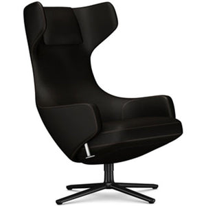 Grand Repos Lounge Chair lounge chair Vitra Basic Dark 18.1-Inch Cosy Contrast - Velvet Brown - 04
