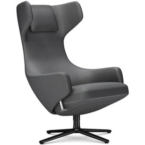 Grand Repos Lounge Chair lounge chair Vitra Basic Dark 18.1-Inch Cosy Contrast - Classic Grey - 10