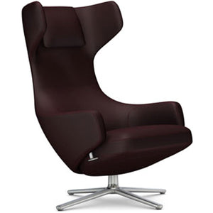 Grand Repos Lounge Chair lounge chair Vitra Polished 16.1-Inch Cosy Contrast - Aubergine - 05