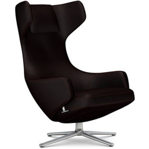 Grand Repos Lounge Chair lounge chair Vitra Polished 16.1-Inch Cosy Contrast - Dark Aubergine - 06